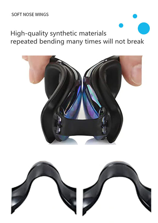 Lunettes de Natation Confortables Anti-Buée et Protégées UV pour Adultes et Enfants