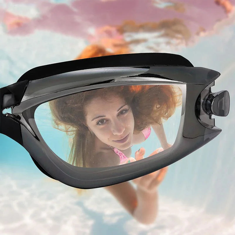 Lunettes de Natation Confortables Anti-Buée et Protégées UV pour Adultes et Enfants