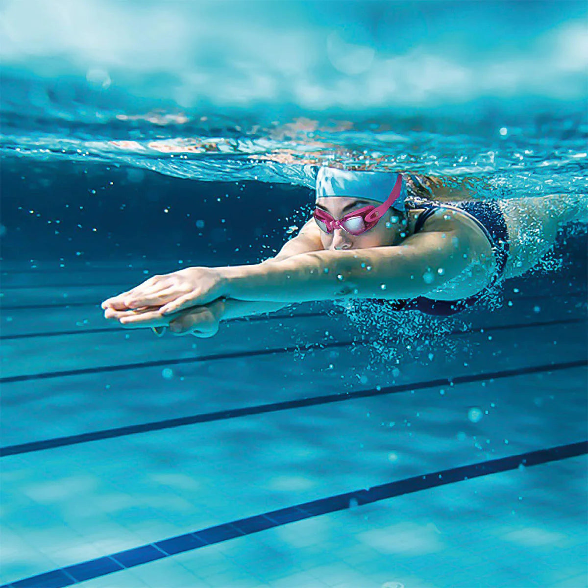 Lunettes de Natation Confortables Anti-Buée et Protégées UV pour Adultes et Enfants