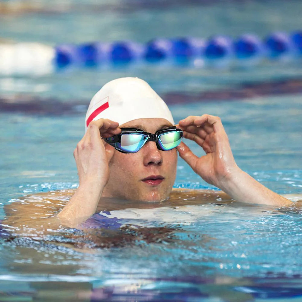 Lunettes de Natation Confortables Anti-Buée et Protégées UV pour Adultes et Enfants